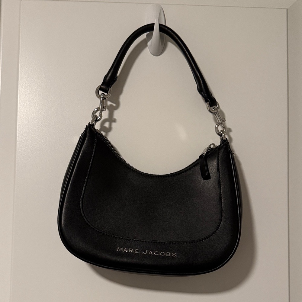 Marc Jacobs Black Leather Shoulder Bag - Picture 2 of 7